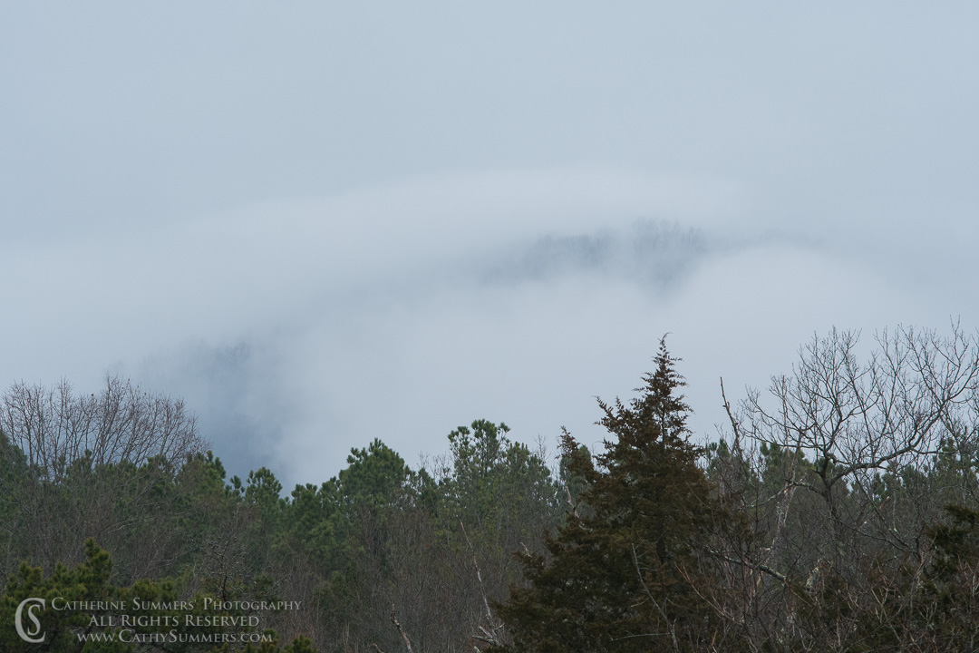 Cloud Settling on the Blue Ridge Mountains: Virginia