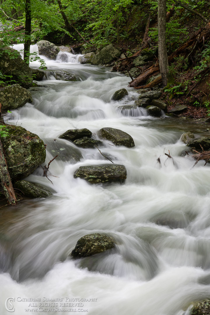 Long Exposure to Blur the Water - Rose River - 0.5 Seconds with no Filter: Shenandoah National Park, Virginia