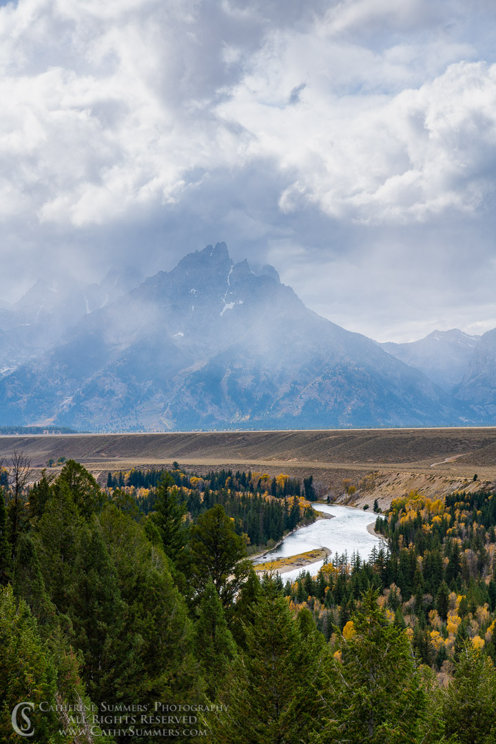 Clearing Storm over the Tetons and Snake River: Grand Teton National Park