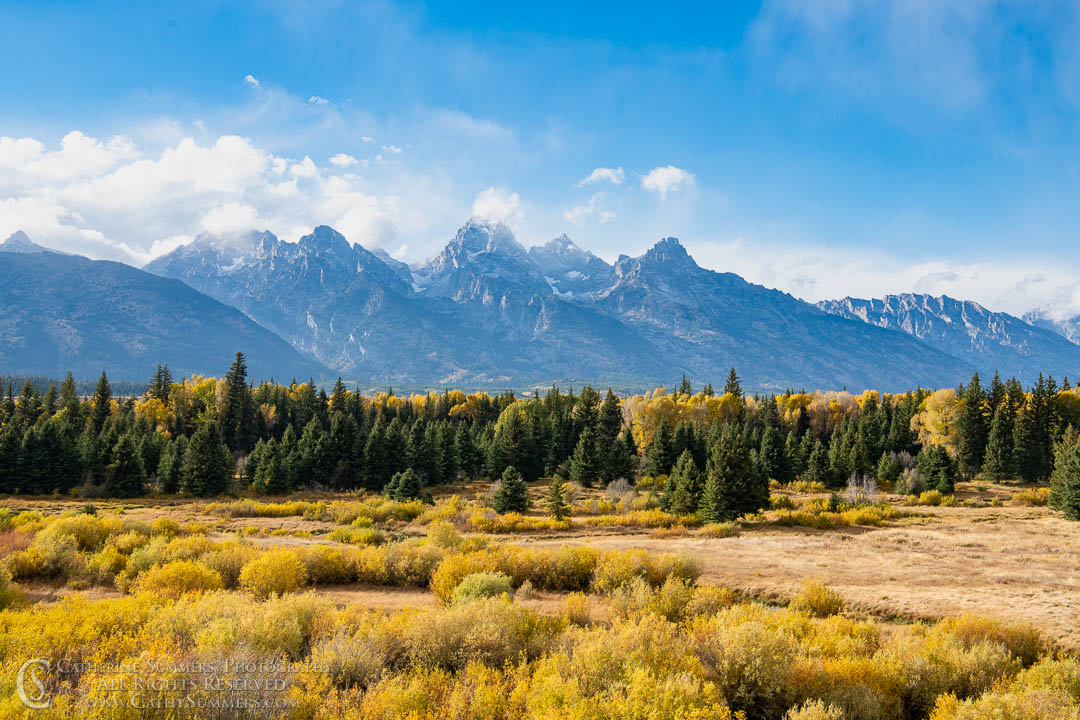 Storm Clearing over the Tetons on an Autumn Afternoon: Grand Teton National Park