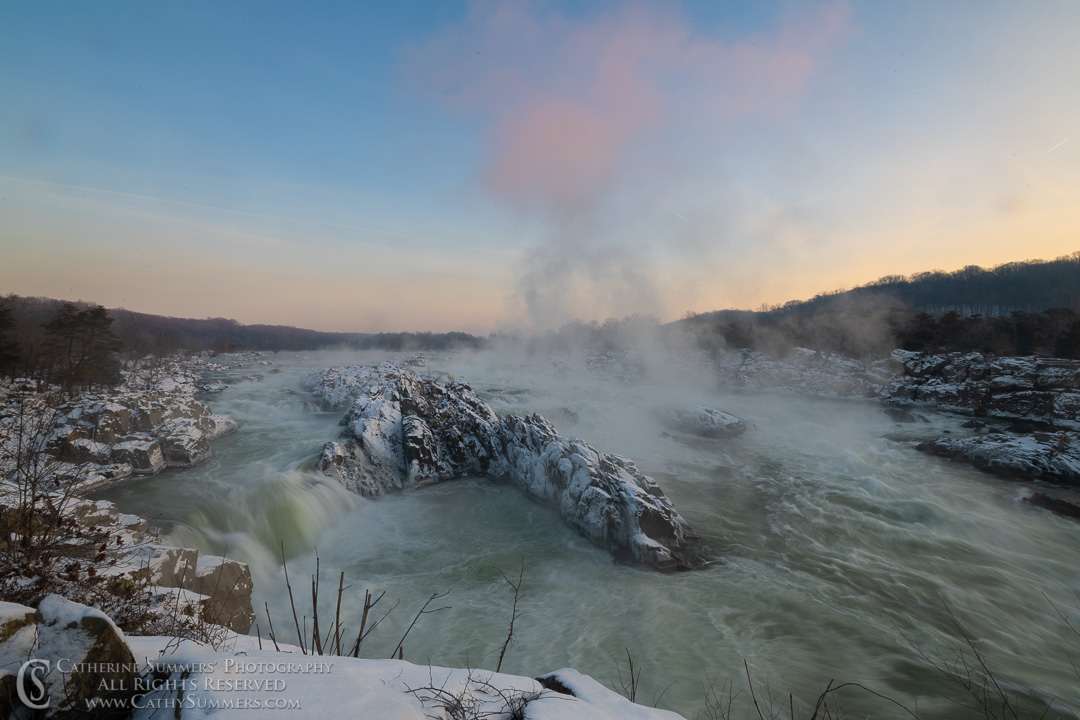 Great Falls of the Potomac on a Winter Morning