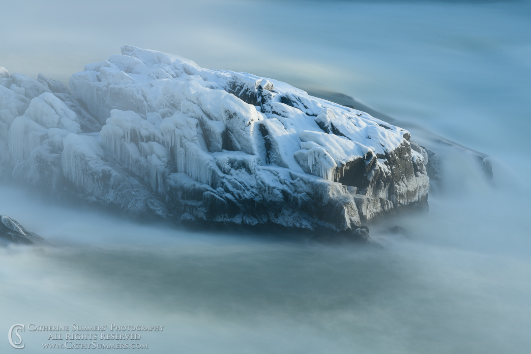 Long Exposure at Great Falls of the Potomac on a Winter Morning