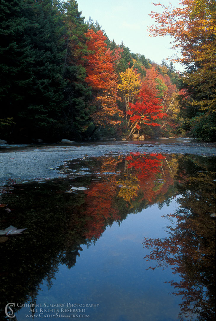 Fall Colors and Reflections on the Swift River #2: White Mountains, New Hampshire