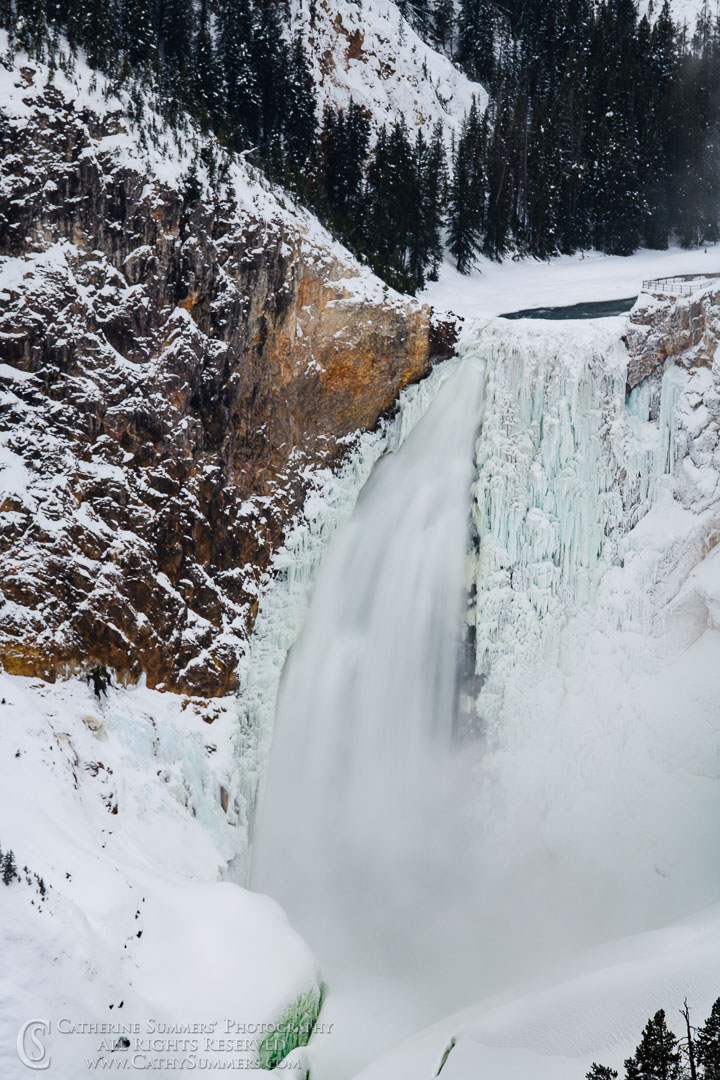 Lower Falls of the Yellowstone River from Lookout Point
