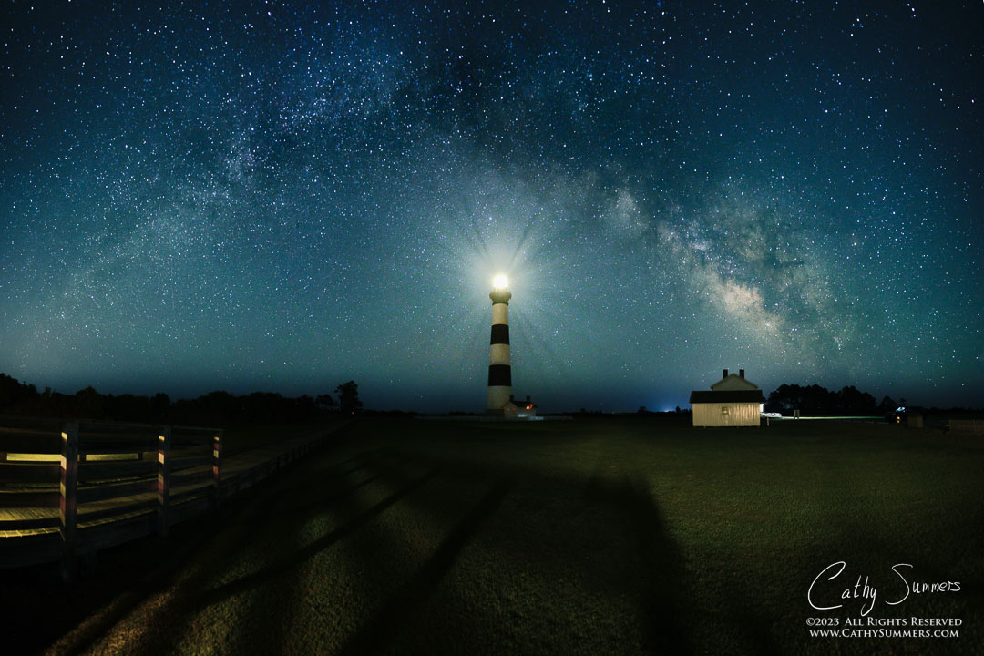 Milky Way Over the Bodie Island Lighthouse