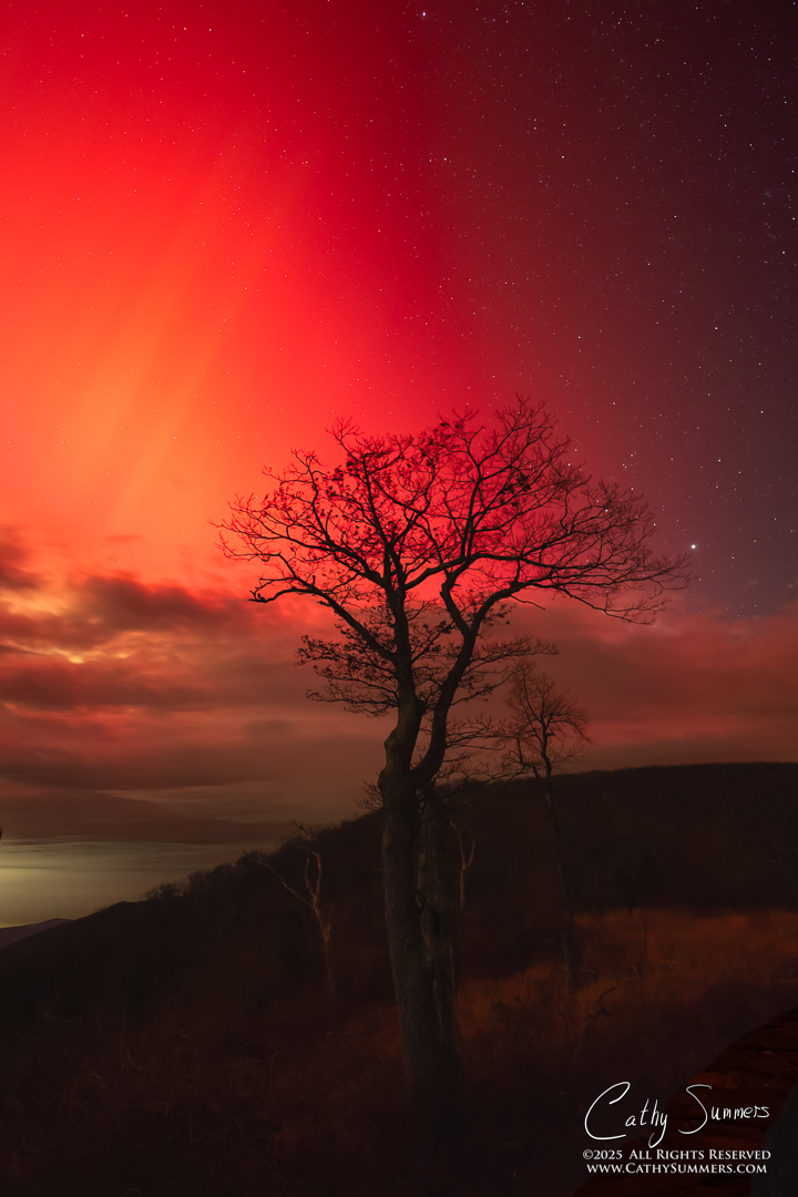 Aurora Above the Clouds at Jewel Hollow Overlook, Shenandoah National Park